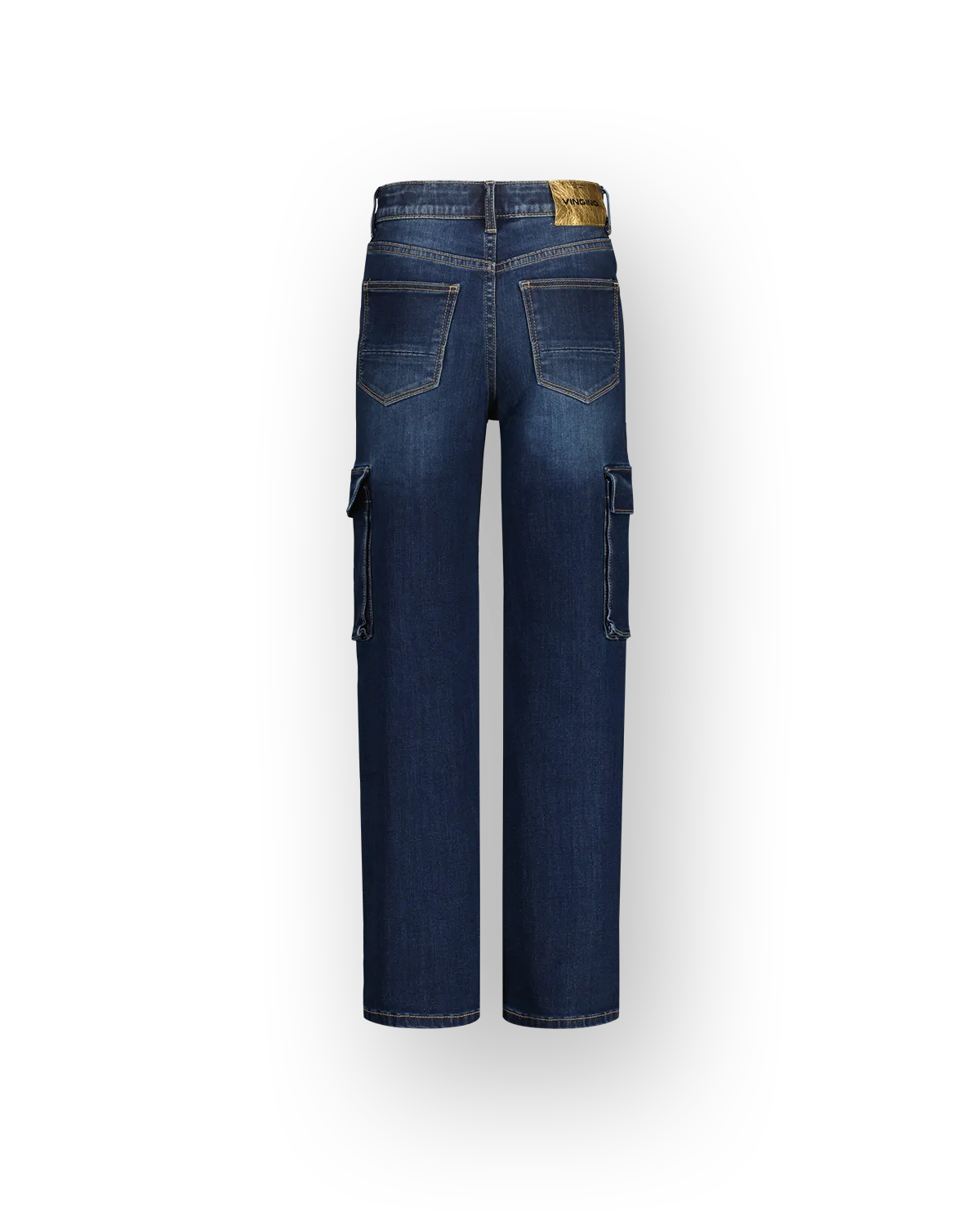 Mädchen Wide leg Jeans Coco Cargo | Blau