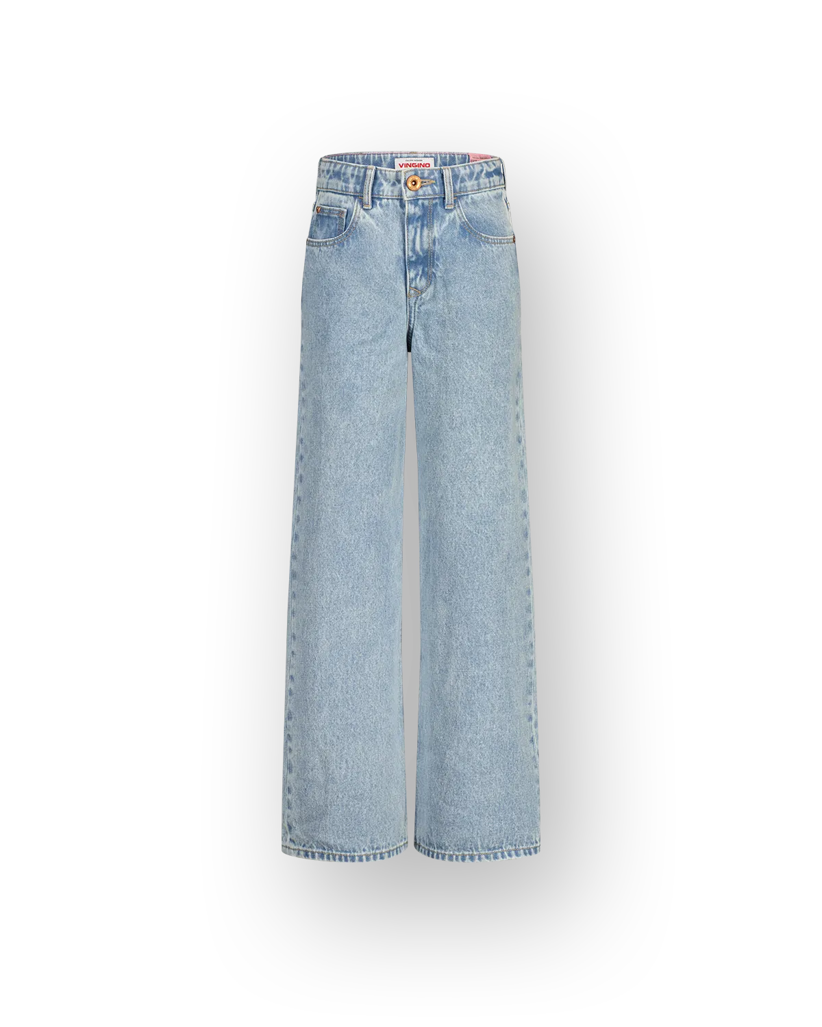 Mädchen Extra wide leg Jeans Cherry | Blau