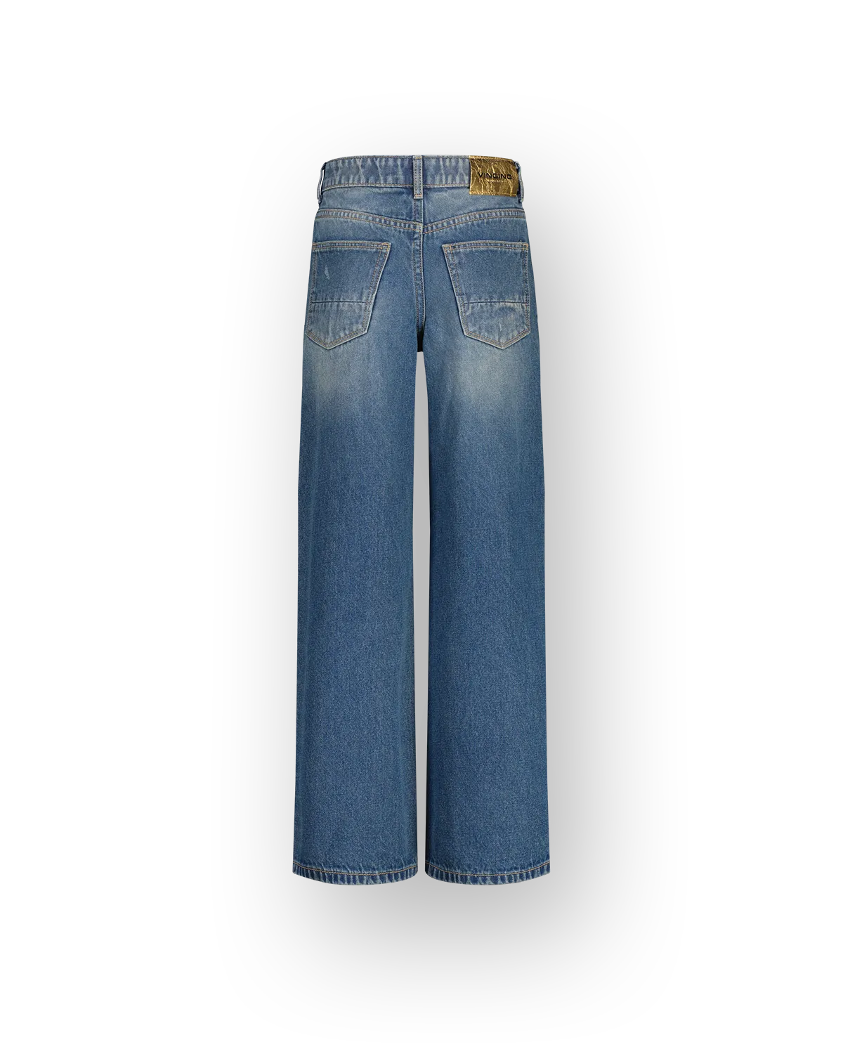 Mädchen Extra wide leg Jeans Cherry | Blau