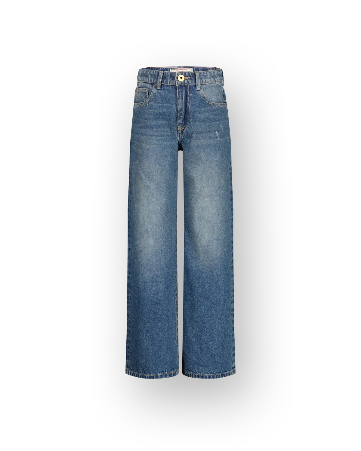 Mädchen Extra wide leg Jeans Cherry | Blau