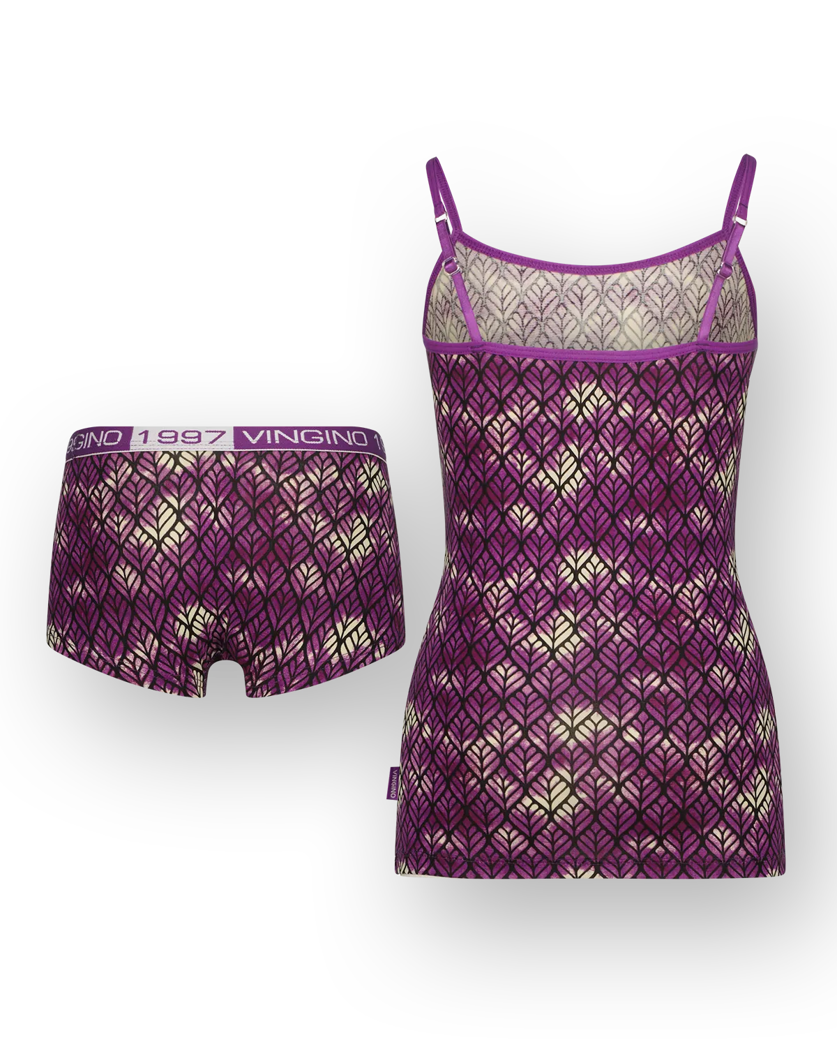 Mädchen Hipster singlet 2 pack | Lila