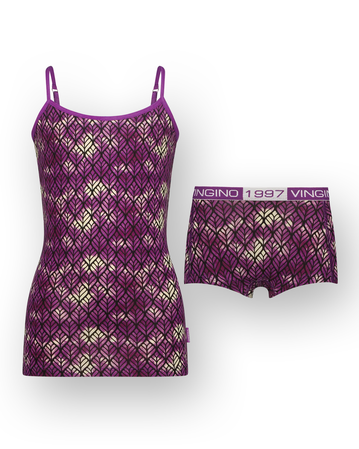 Mädchen Hipster singlet 2 pack | Lila