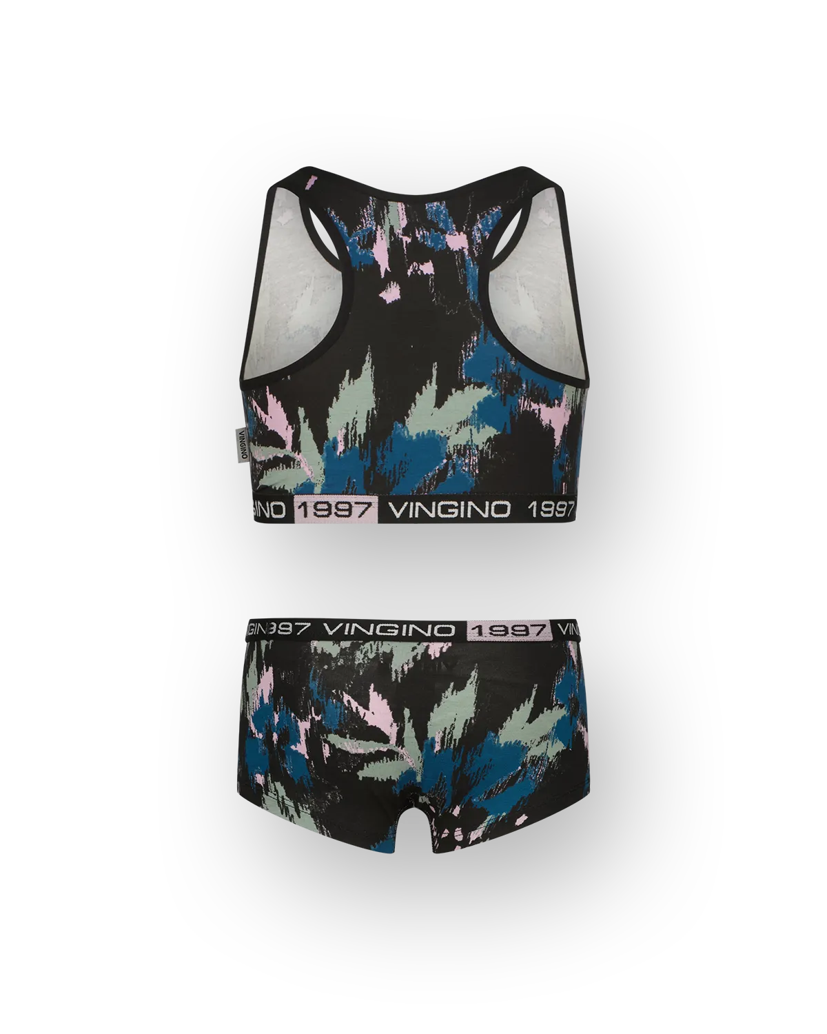 Mädchen Hipster racer set 2 pack | Schwarz
