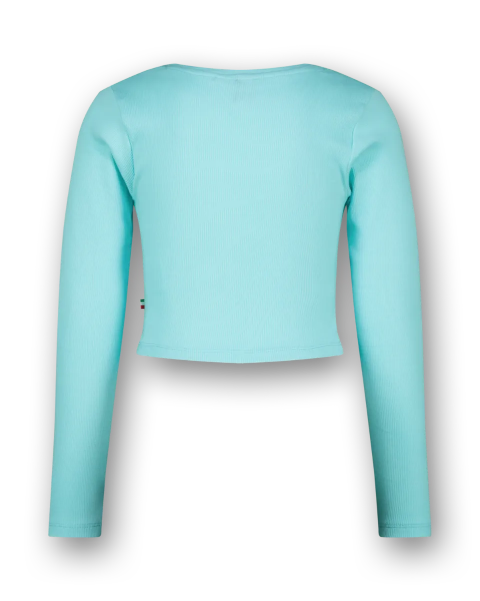 T-shirt G-basic-crop Rib Longsleeve