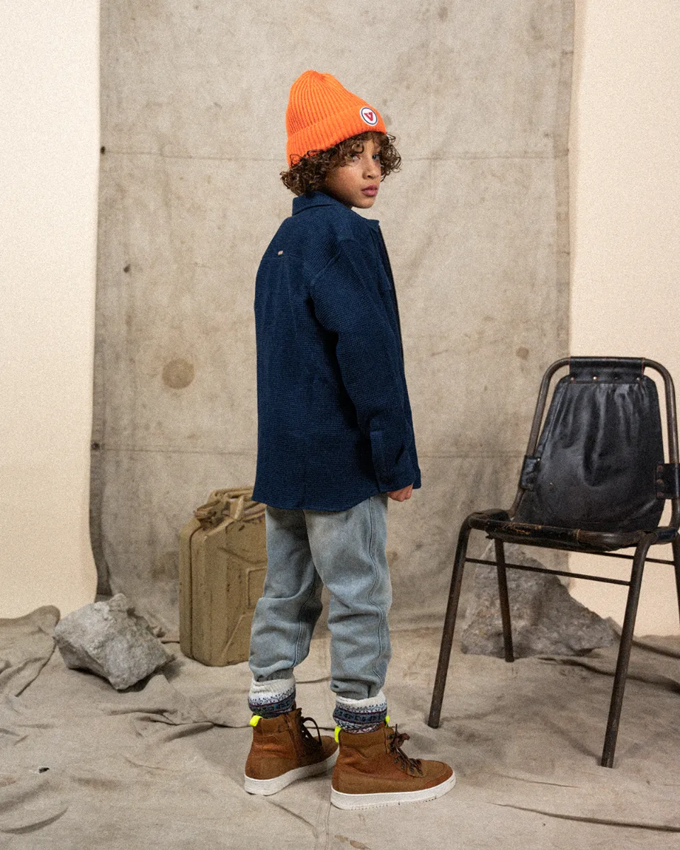 Jungen Hemd Leroy | Blau