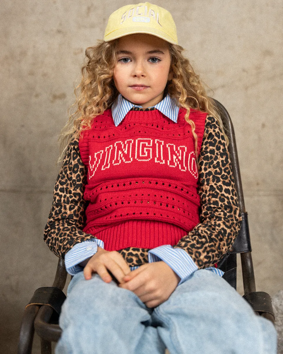 Mädchen Pullover Minny | Rot
