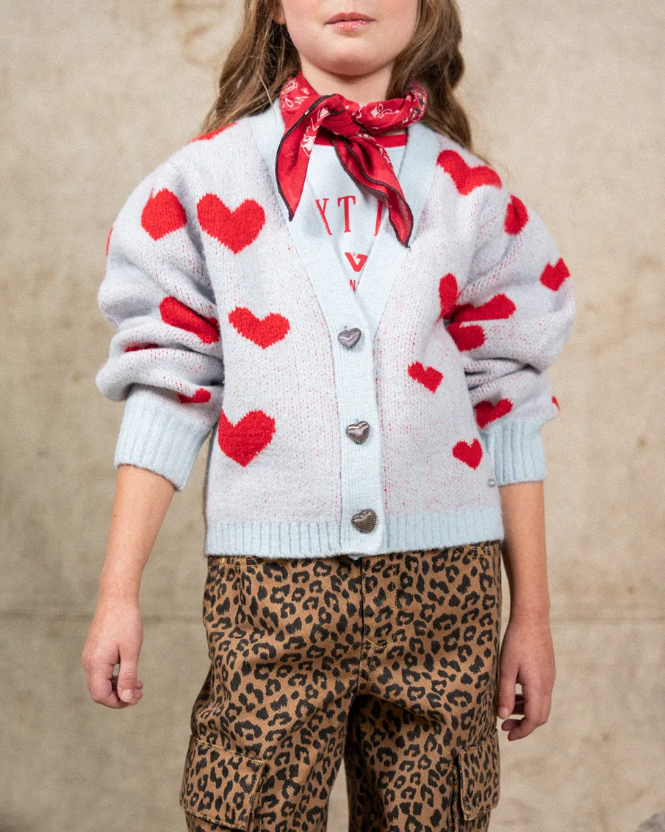 Mädchen Cardigan Manon | Blau