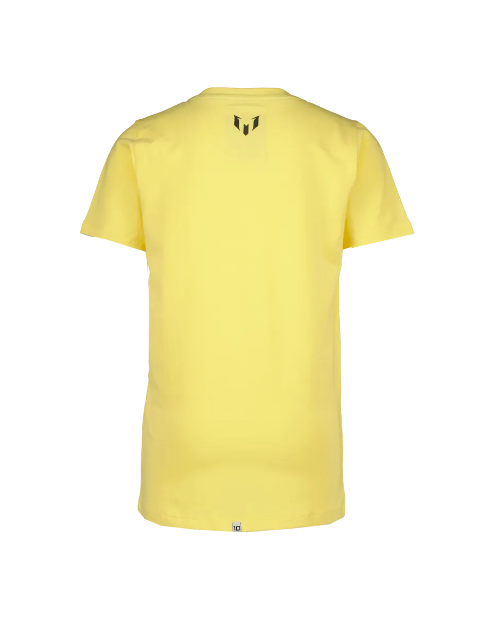 Jungen T-shirt Logo-Tee-Messi | Gelb