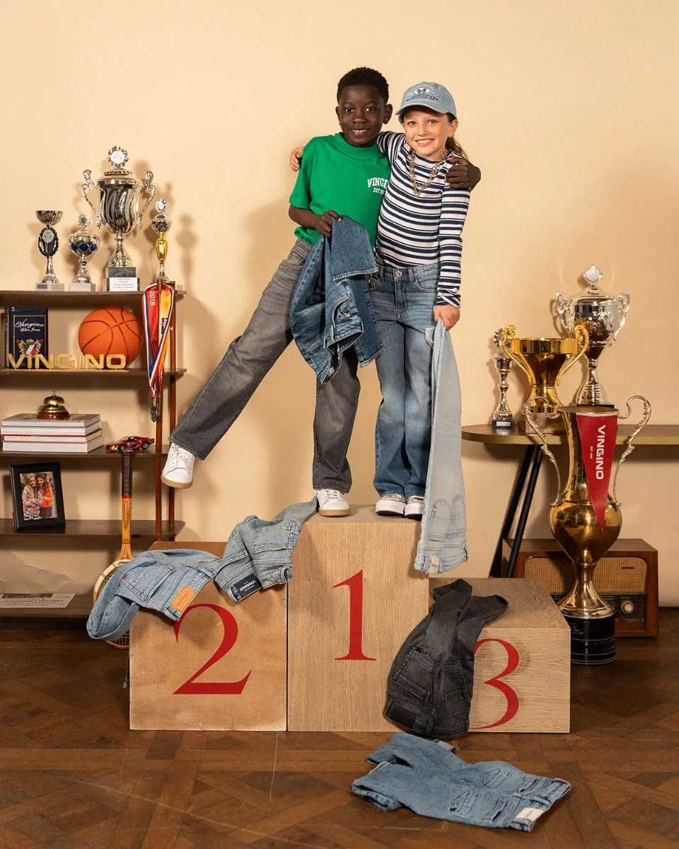 Jungen Relaxed Jeans Geraldo | Grau