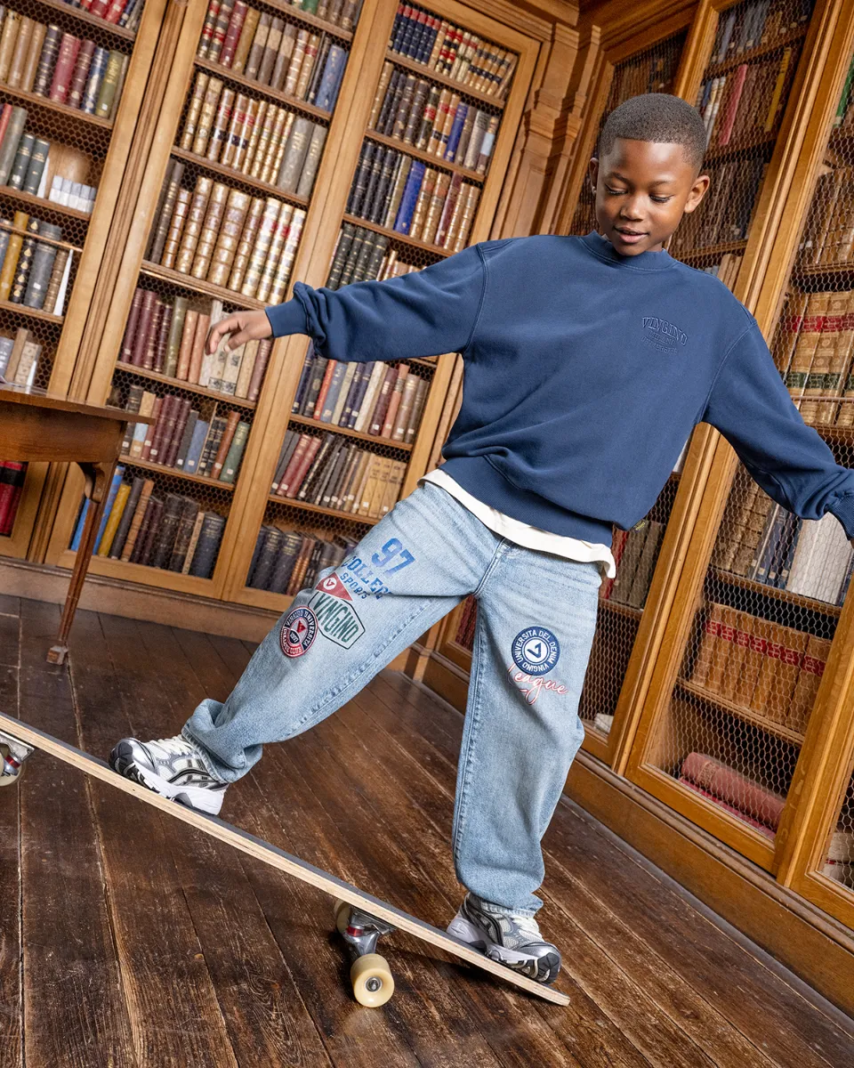 Jungen Oversized Sweatshirt Nordi | Blau