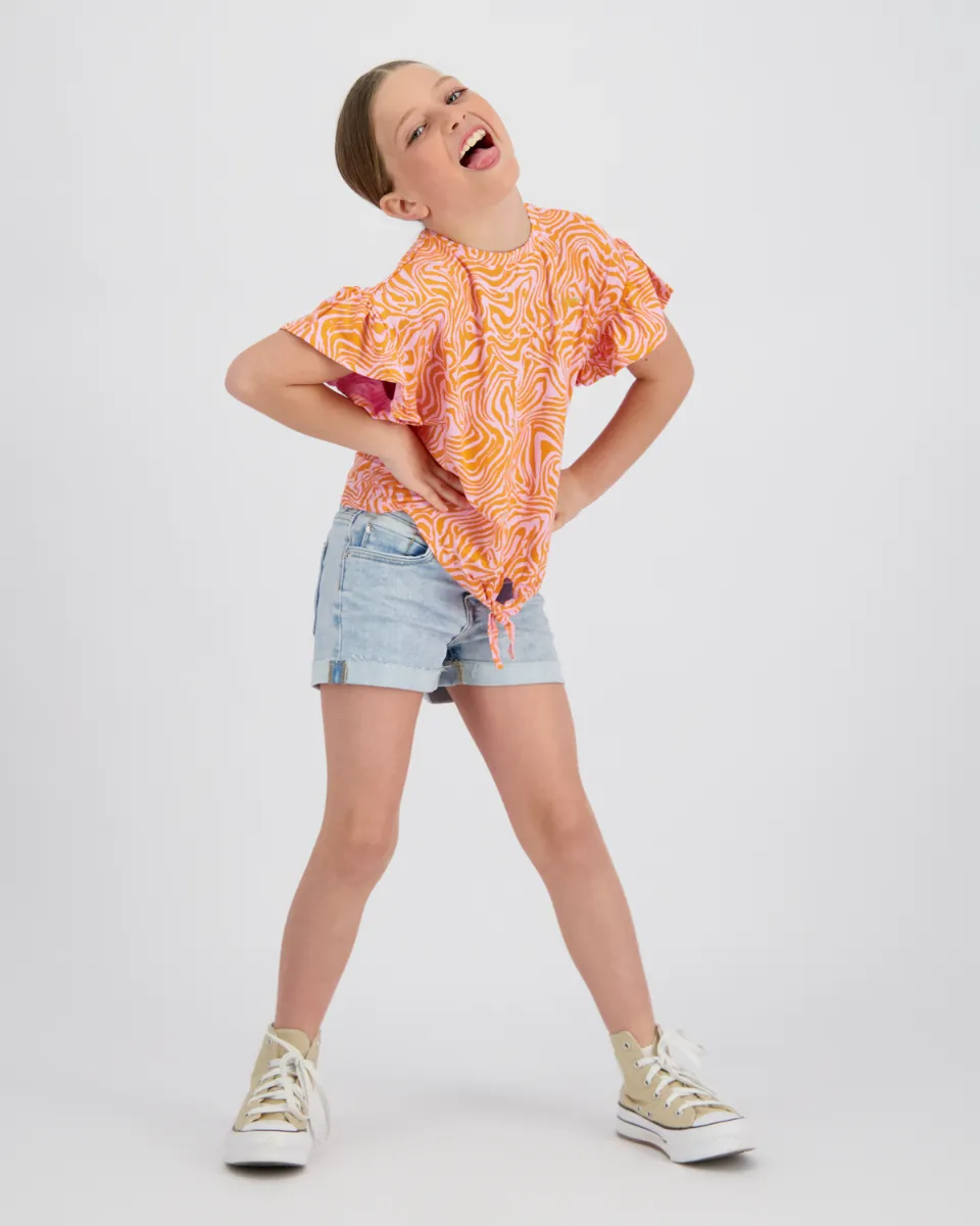 Mädchen T-shirt Hendra | Orange