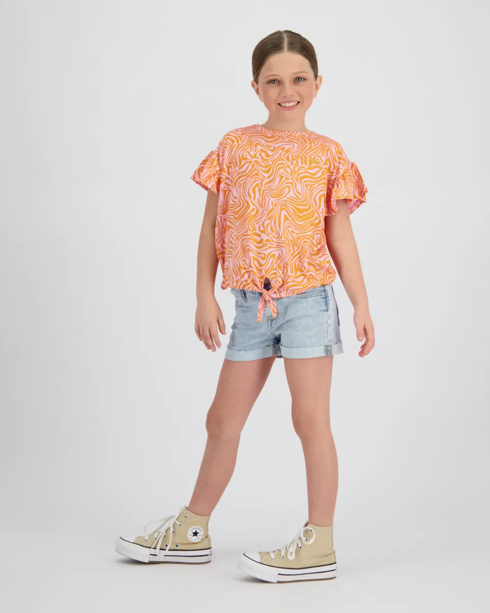 Mädchen T-shirt Hendra | Orange