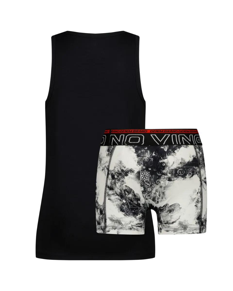 Jungen Underwear Set B-233-10 Bandana Set | Schwarz