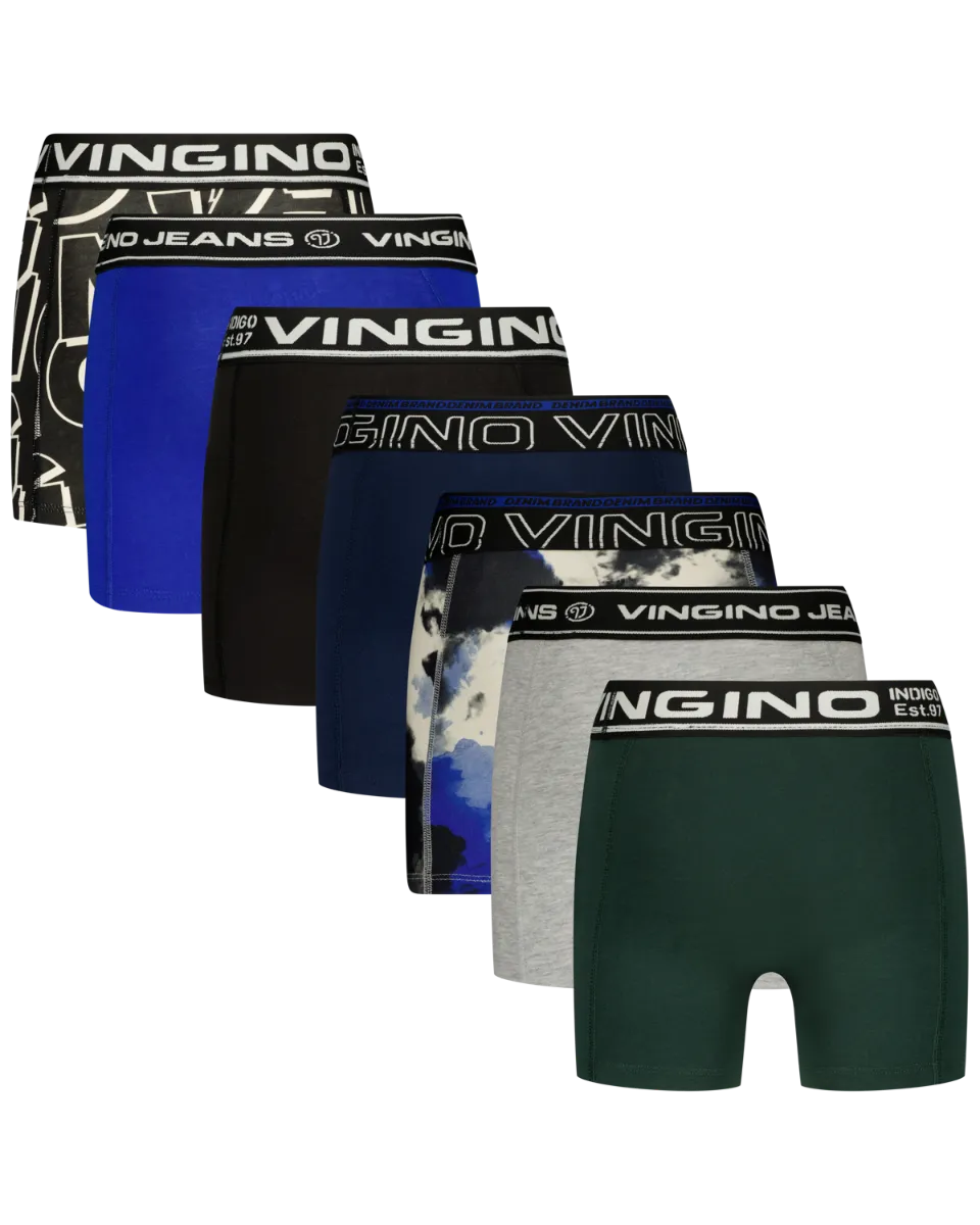 Jungen Boxer B-234 Gift 7Pack | Blau