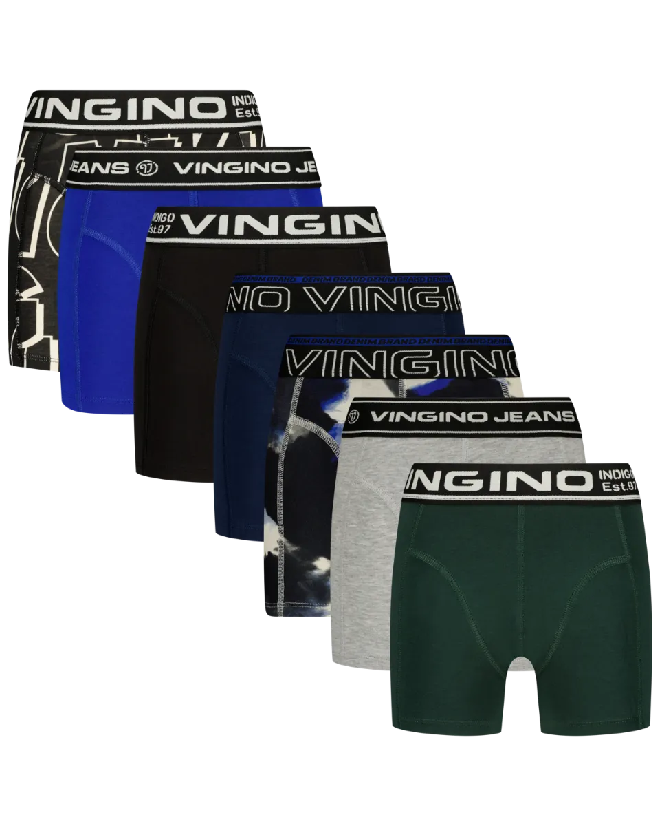 Jungen Boxer B-234 Gift 7Pack | Blau