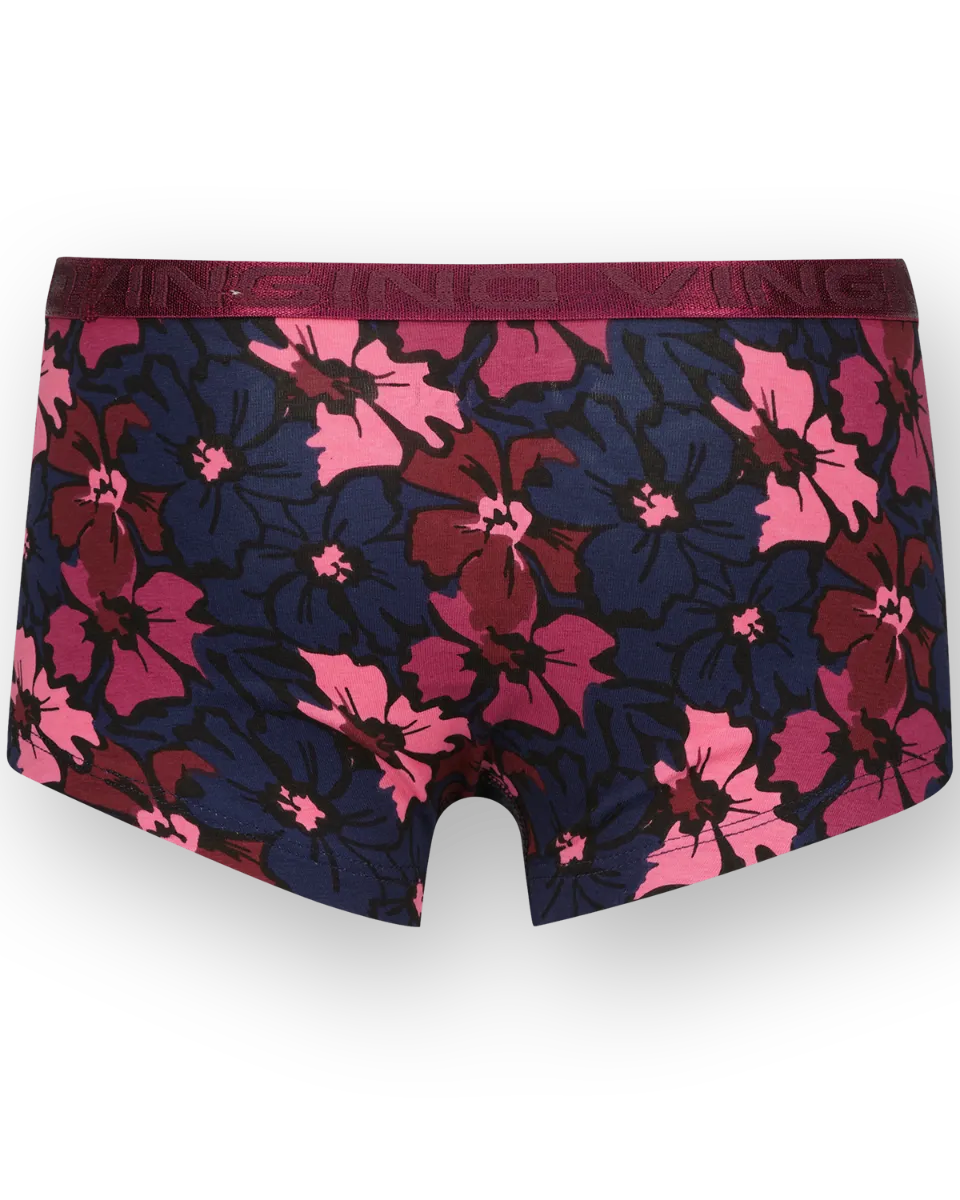 Mädchen Hipster flower 3-pack | Schwarz
