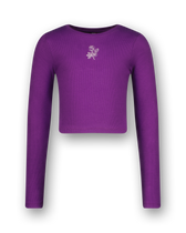 T-shirt G-basic-crop Rib Longsleeve