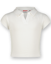 Top G-Basic-Crop Rib Polo