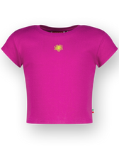 T-shirt Basic-Crop Rib Tee
