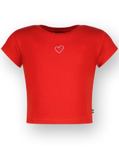 T-shirt Basic-Crop Rib Tee