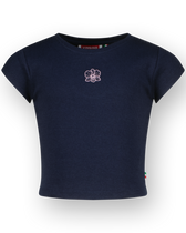 T-shirt Basic-Crop Rib Tee