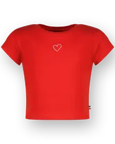 T-shirt Basic-Crop Rib Tee