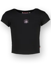 T-shirt Basic-Crop Rib Tee