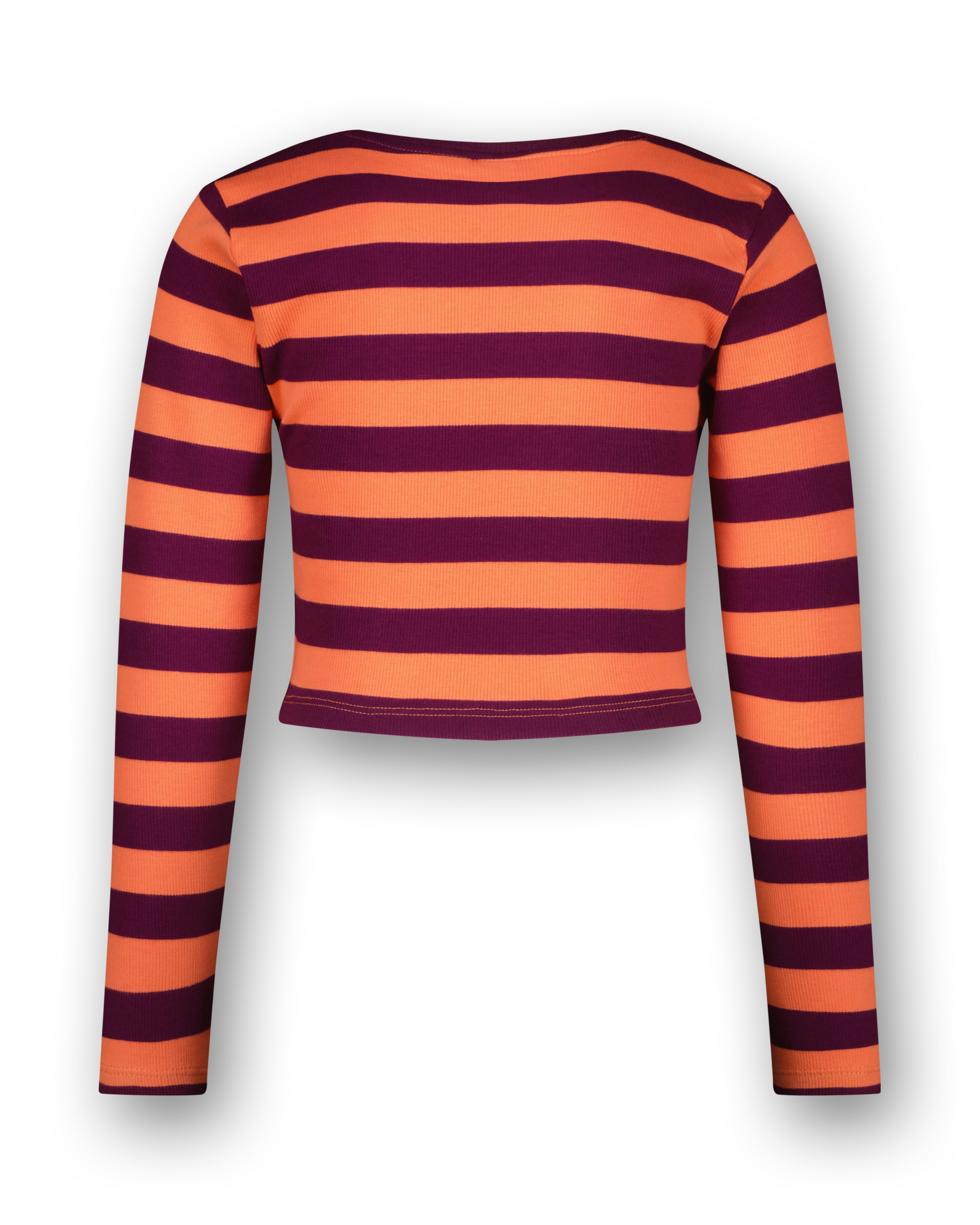 T-shirt G-basic-crop Rib Stripe