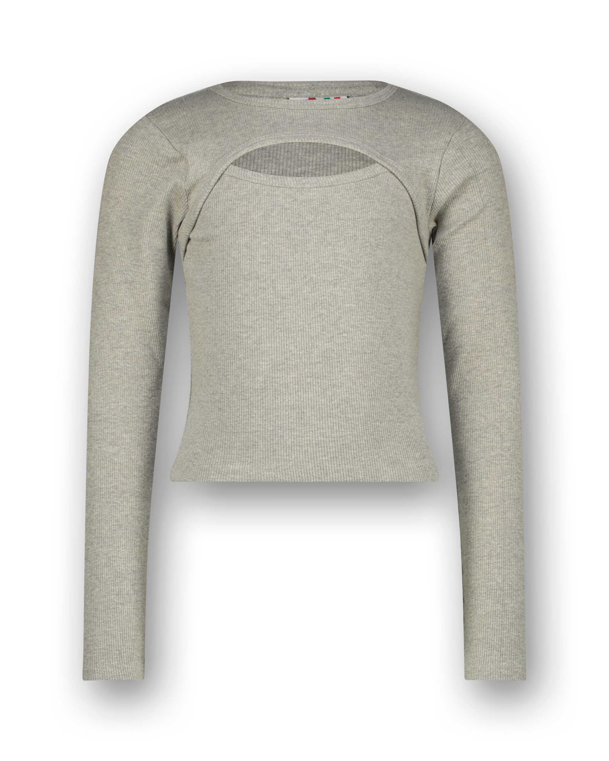 T-shirt G-basic-rib Detail