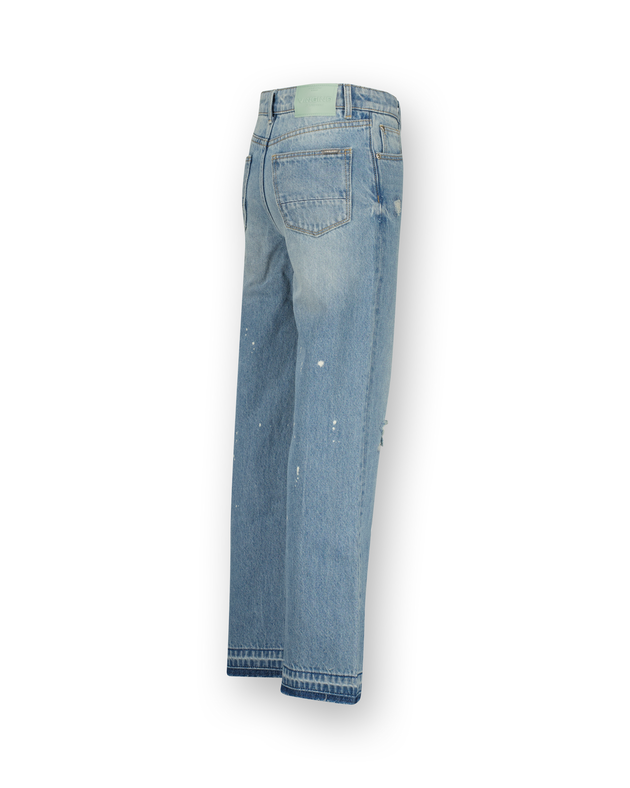 Wide Leg Jeans Cato Destroy