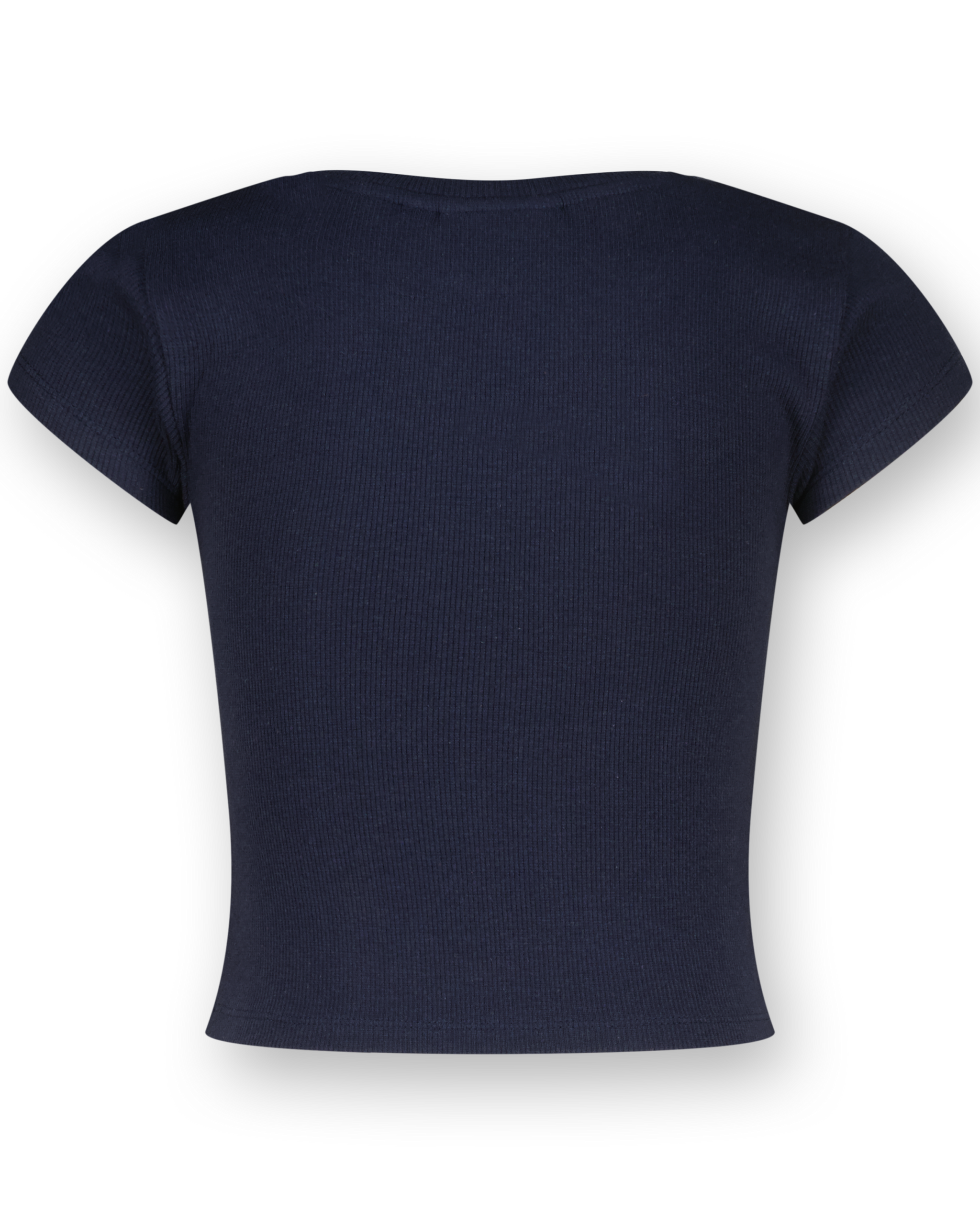 Top G-Basic-Crop Rib Tee