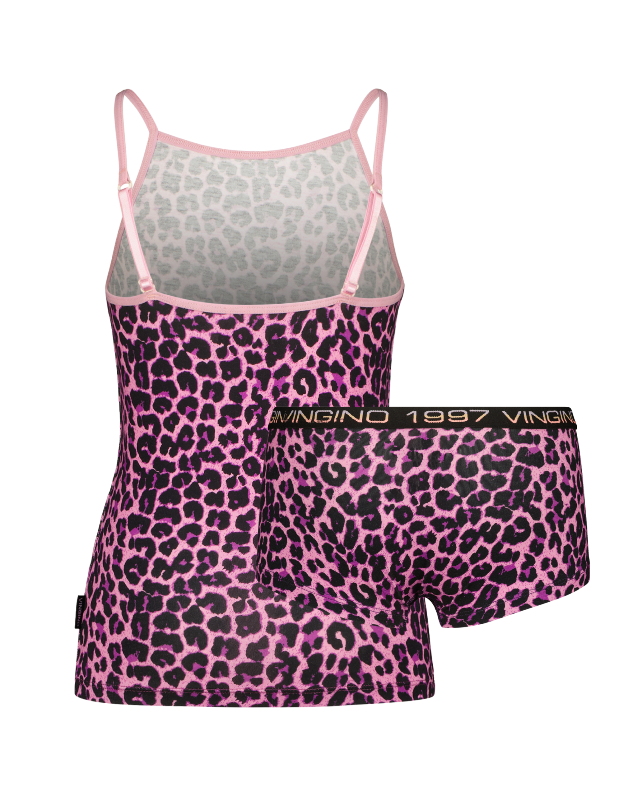 Hipster G-241-8-Animal Singlet Set