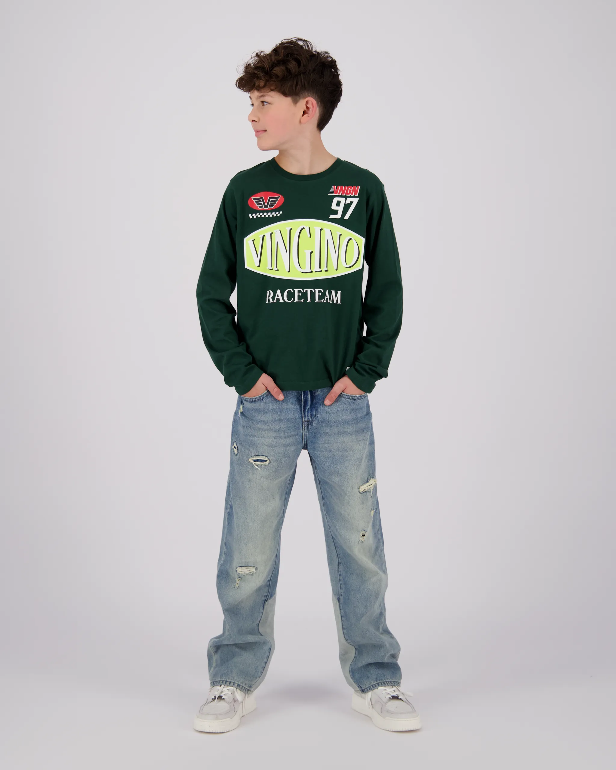 Jungen T-shirt Jacing | Grün
