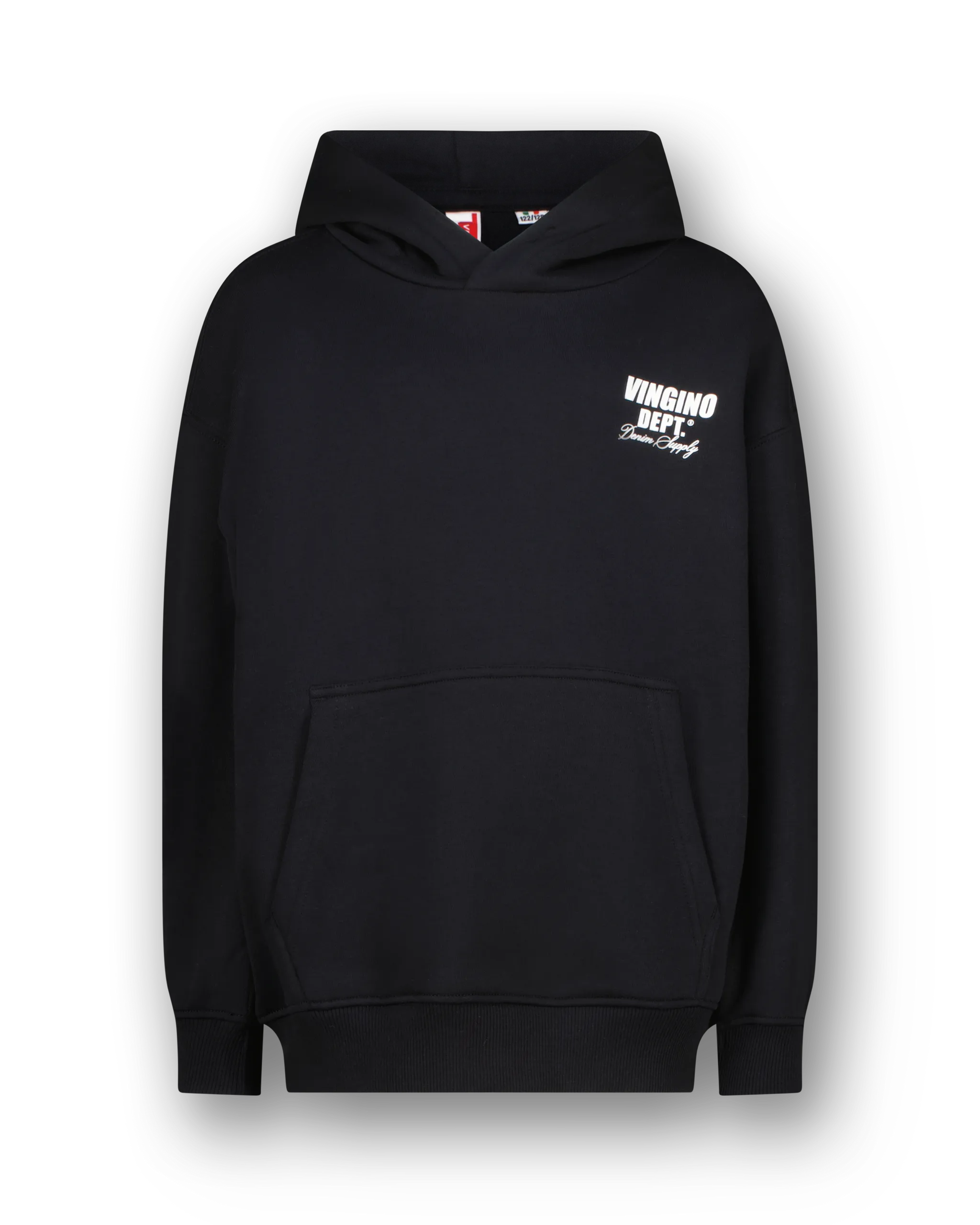 Jungen Pullover Basic-hoody | Schwarz