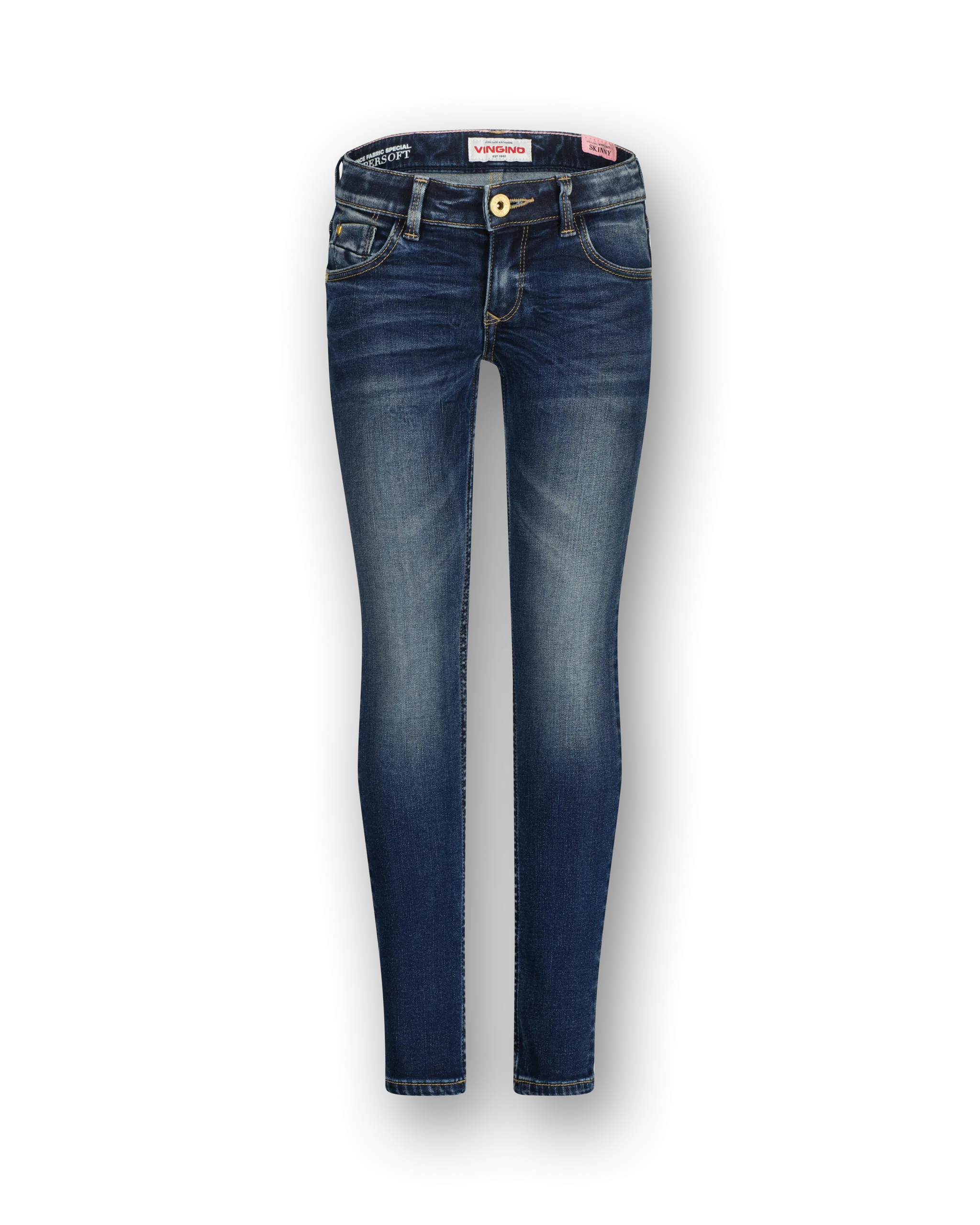 Mädchen Skinny Jeans Amia Supersoft | Blau