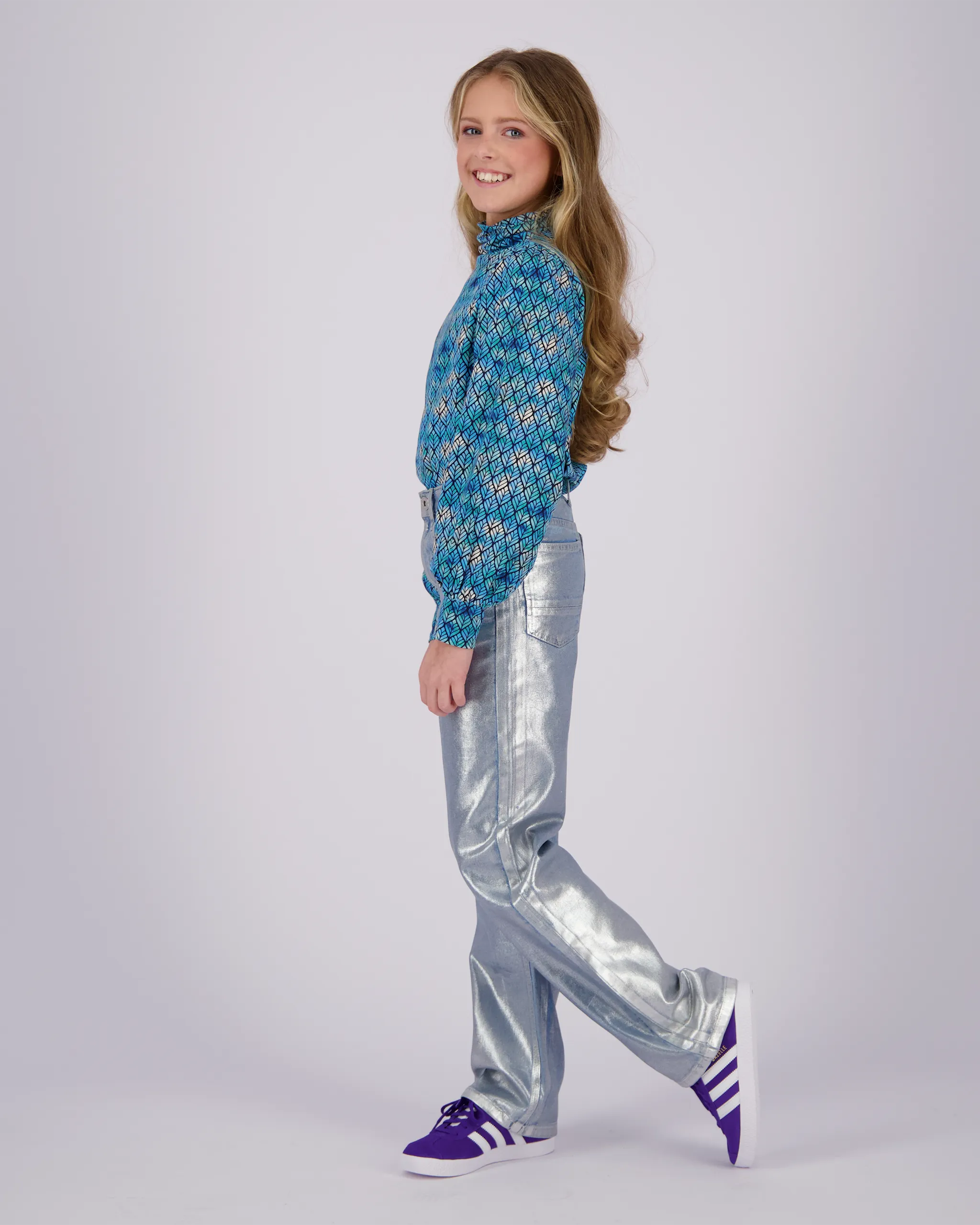 Wide leg Jeans Cato Metallic