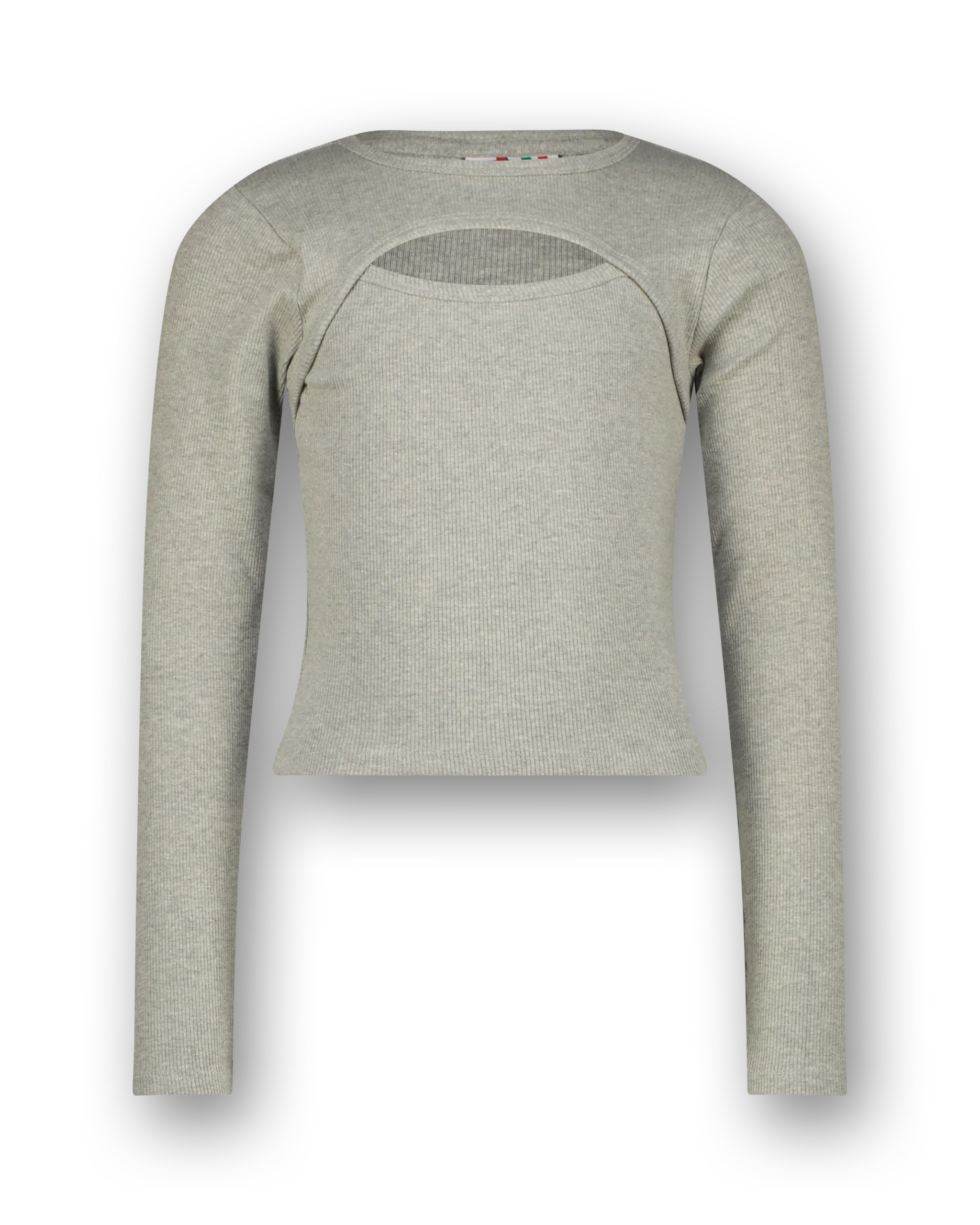 Mädchen T-shirt G-basic-rib Detail | Grau