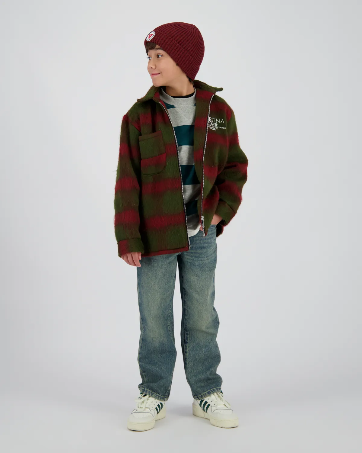 Jungen Hemd Leon | Grün
