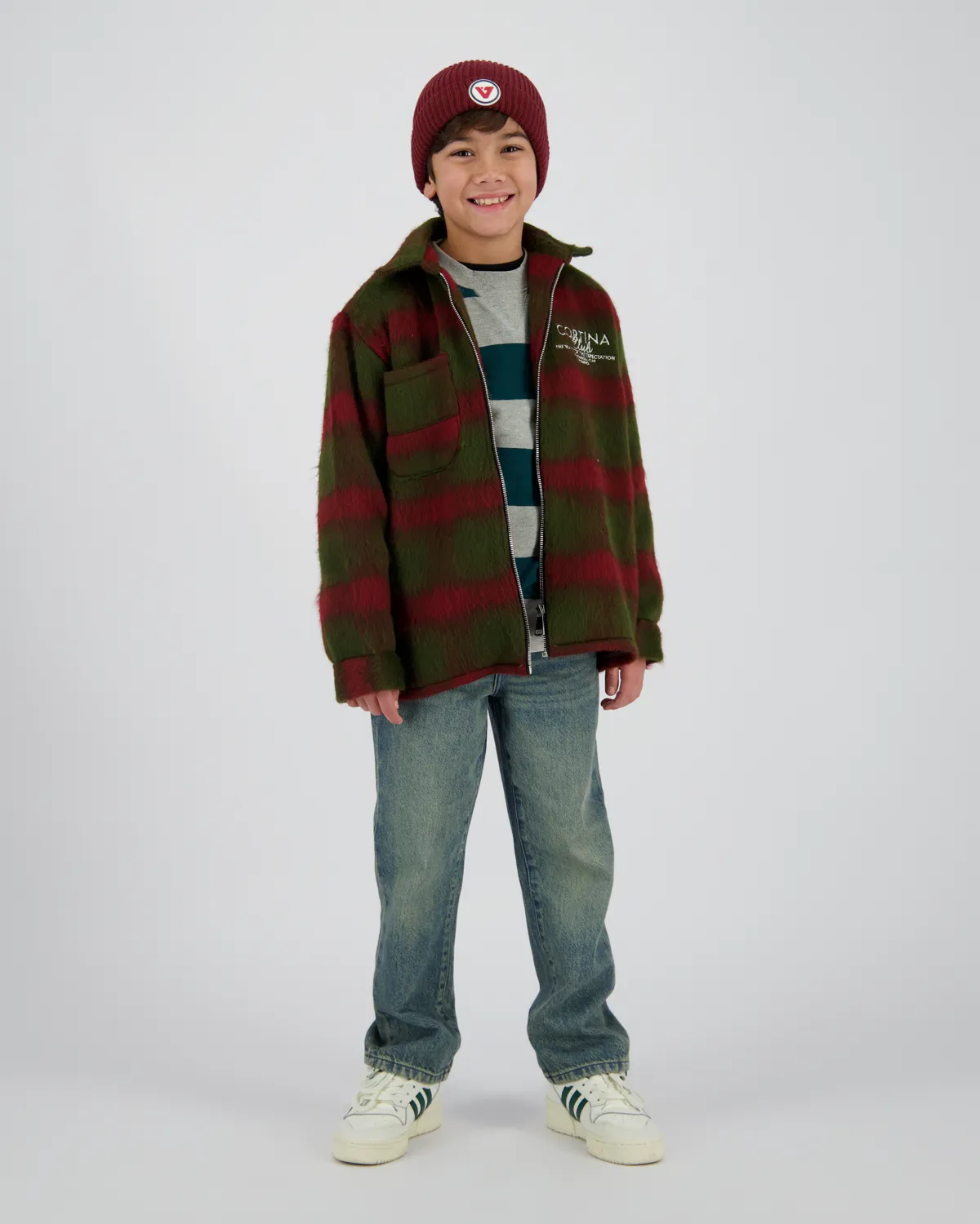 Jungen Hemd Leon | Grün