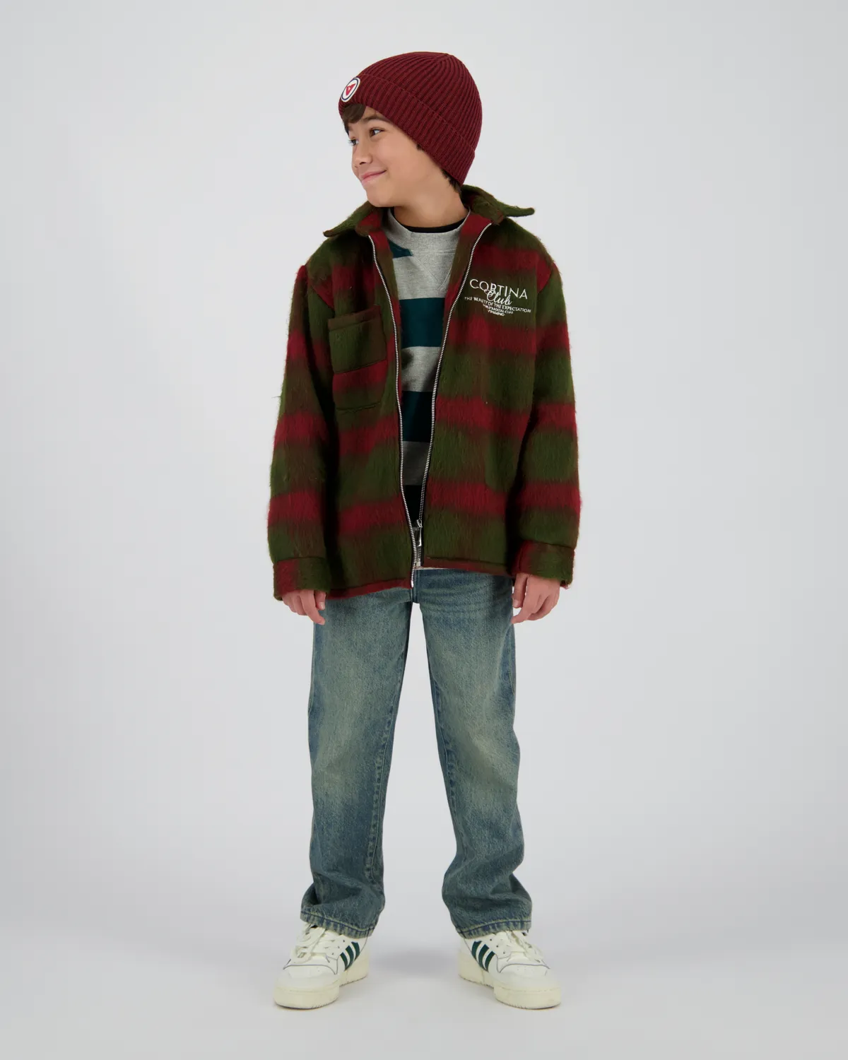 Jungen Hemd Leon | Grün
