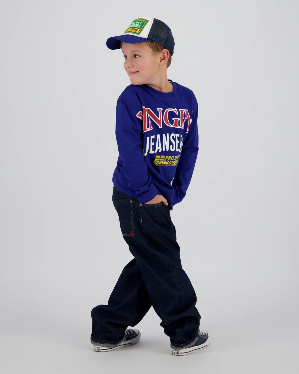 Jungen Longsleeve T-shirt Host | Blau