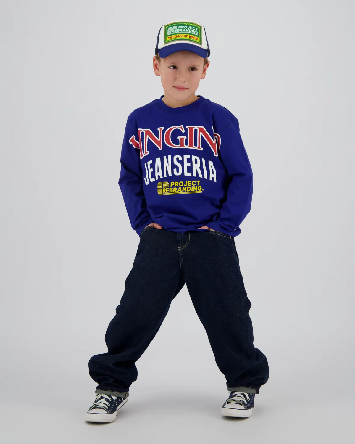 Jungen Longsleeve T-shirt Host | Blau