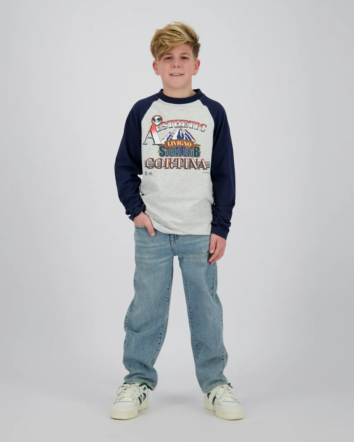 Jungen T-shirt Haruto | Grau