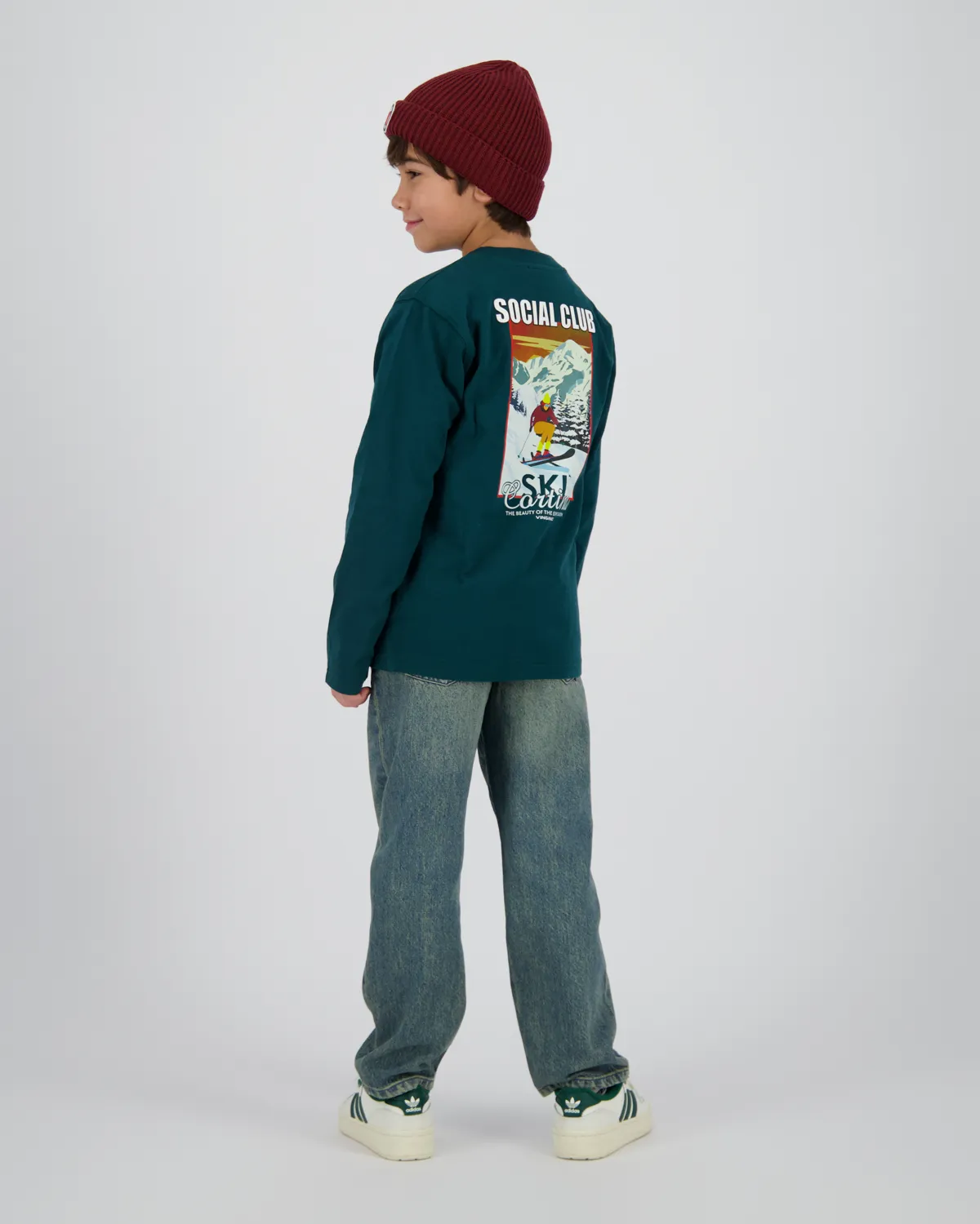 Jungen T-shirt Halpen | Grün