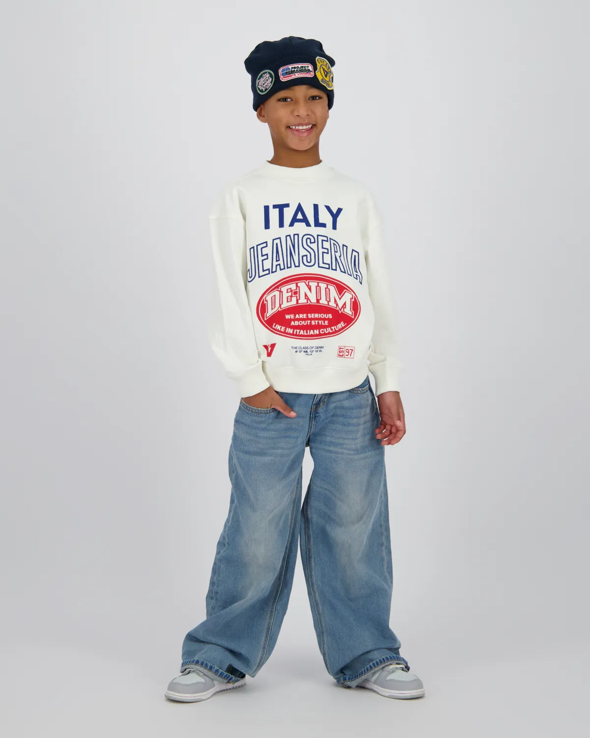 Jungen Sweatshirt Nare | Weiß