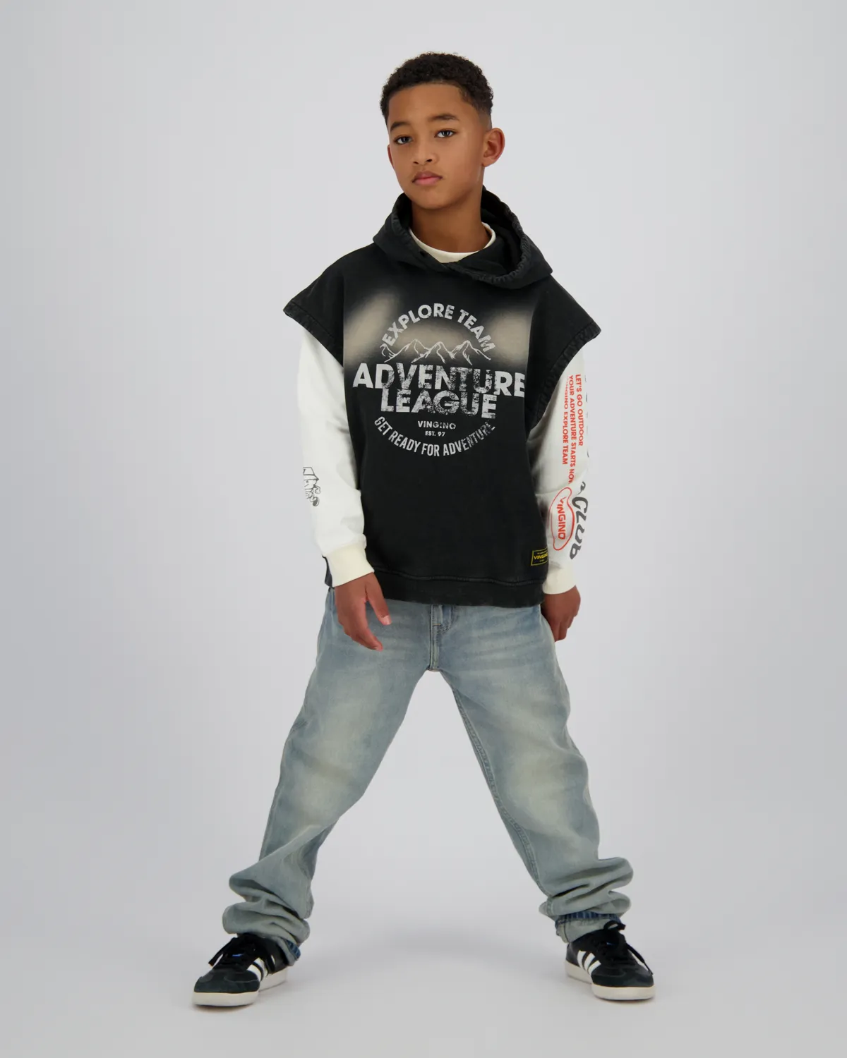 Jungen Sweatshirt Nielson | Schwarz