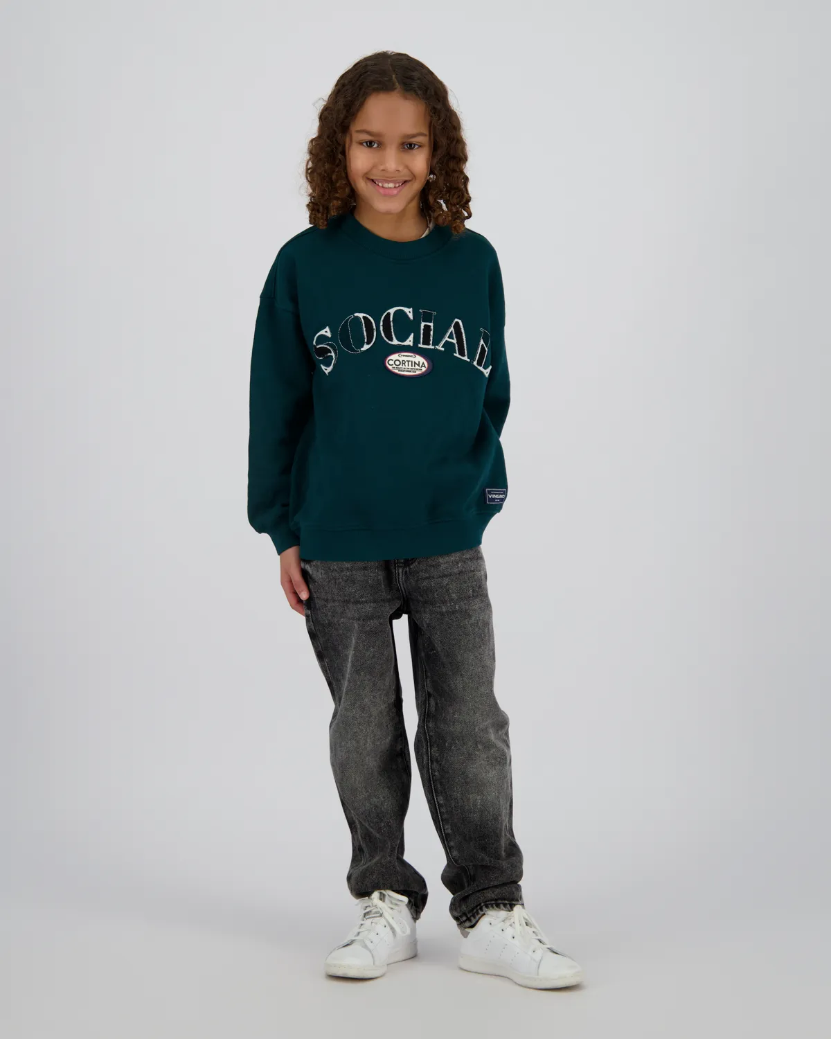 Jungen Sweatshirt Novan | Grün