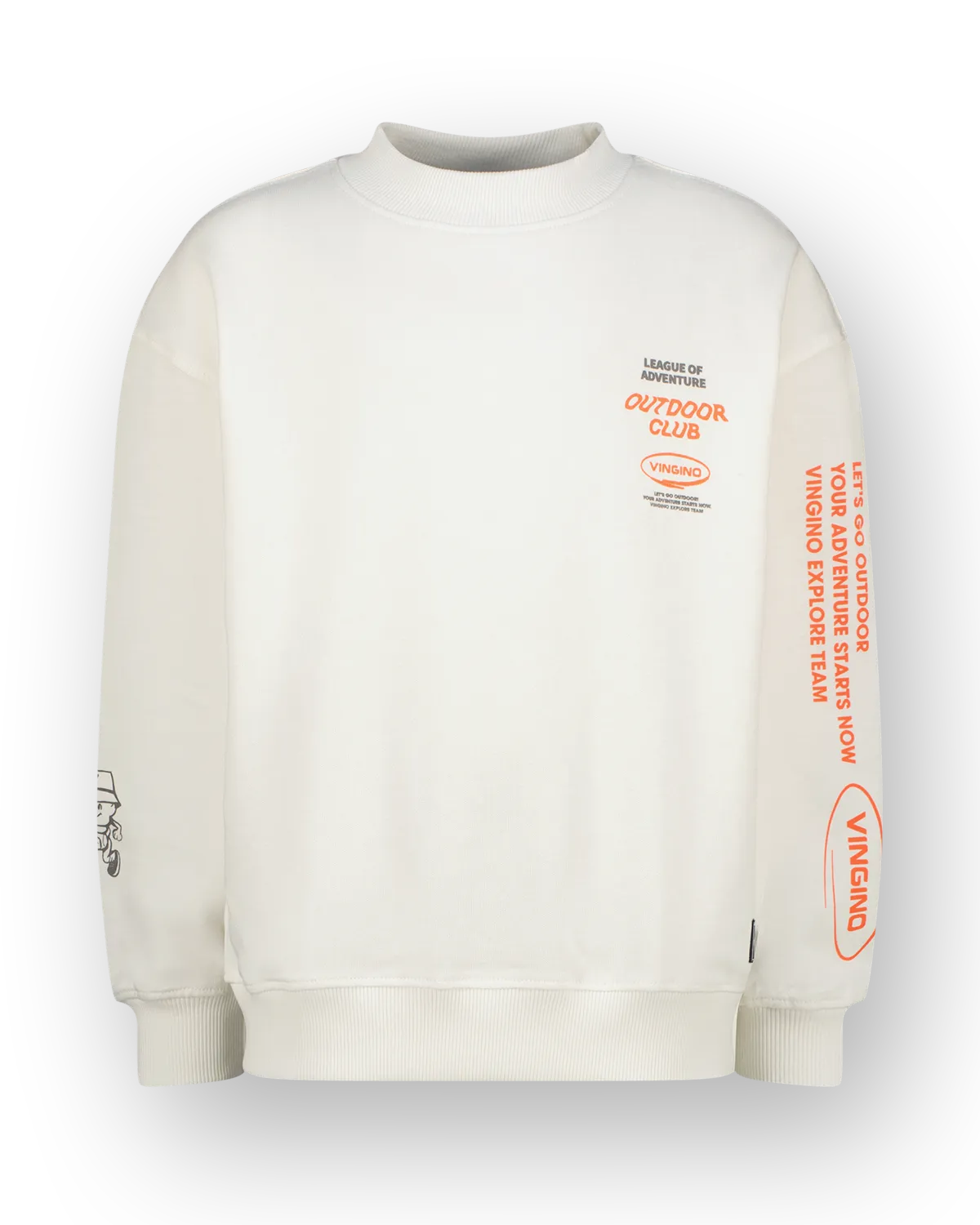 Jungen Sweatshirt Njord | Weiß