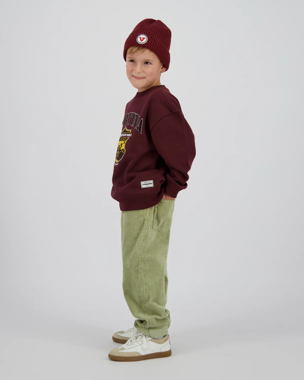 Jungen Baggy Hose Sil | Sand