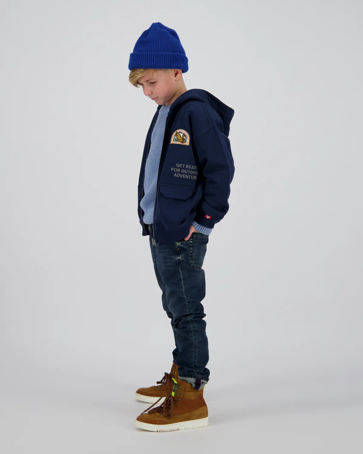 Jungen Slim Jeans Damian | Blau